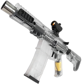 High-performance SLR 5.0 Gel Blaster with adjustable firing modes and 11.1v battery.